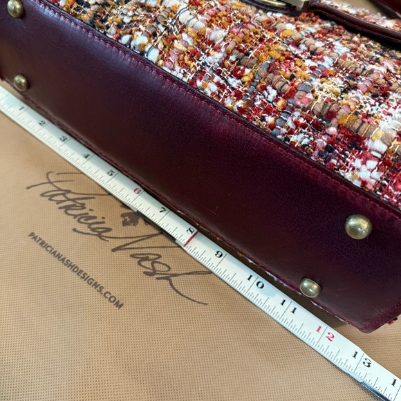 PATRICIA NASH Earth Tone Boucle 3-Piece Set Handbag Wallet Pouch - Picture 8 of 16